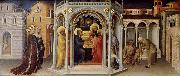 Gentile da Fabriano baby Jesus in the temple frambares Sweden oil painting artist